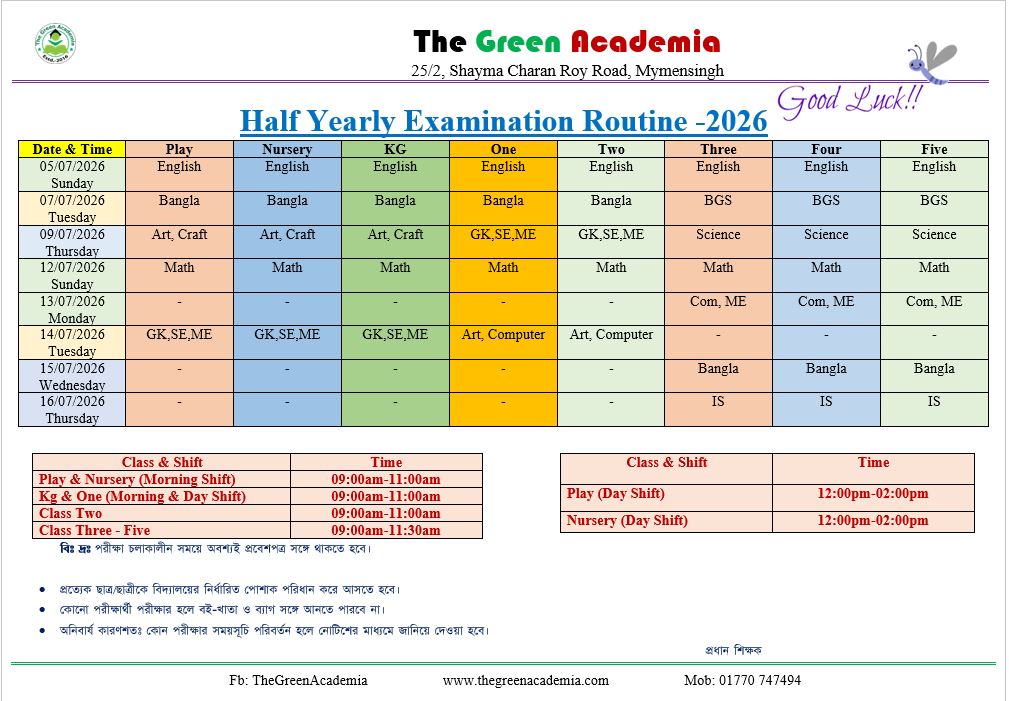 half yearly 2026
